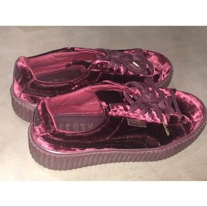 FENTY x PUMA Velvet Creeper in Maroon